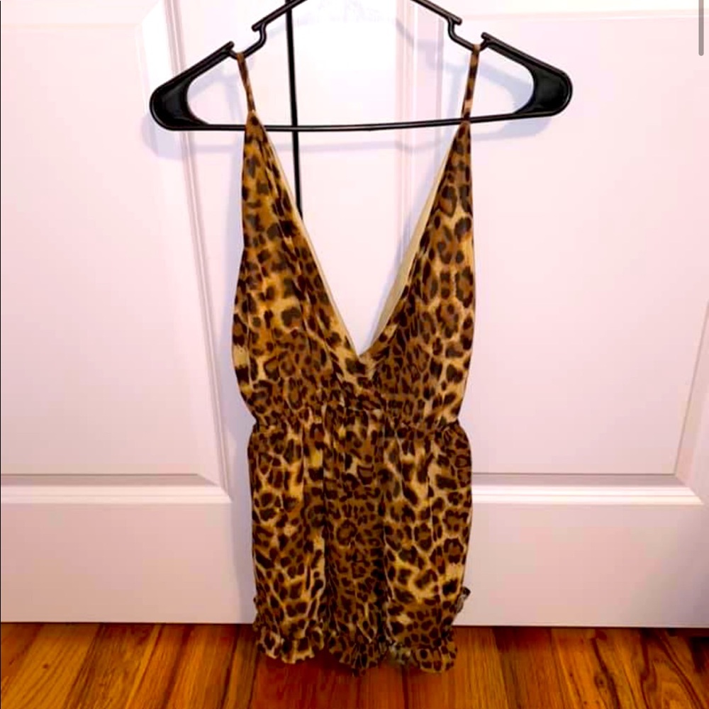 Cheetah Romper